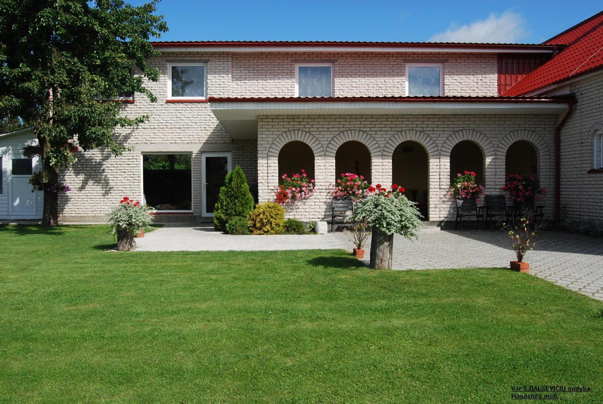 Stasio Balseviciaus Homestead Raudonė Exterior foto