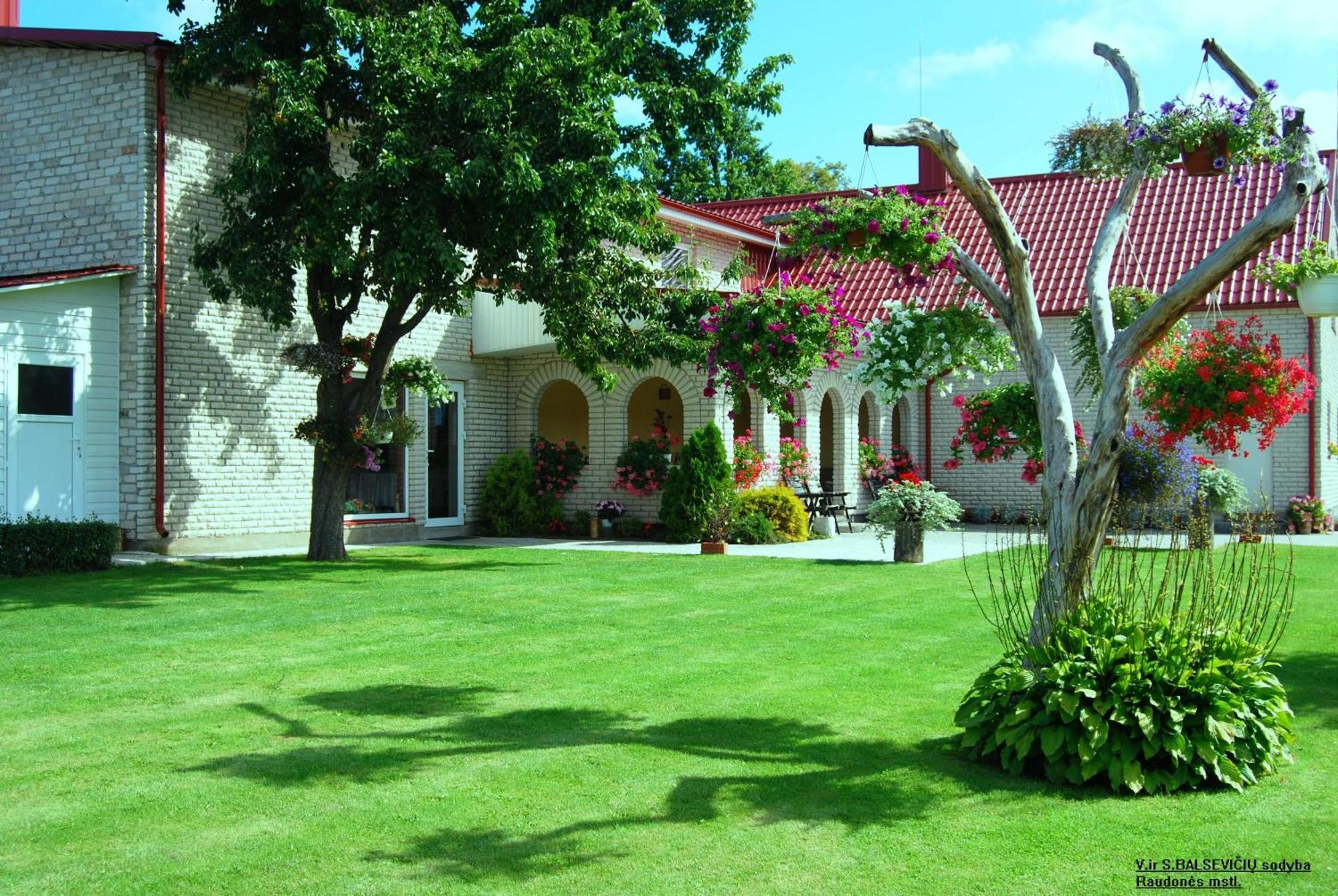 Stasio Balseviciaus Homestead Raudonė Exterior foto